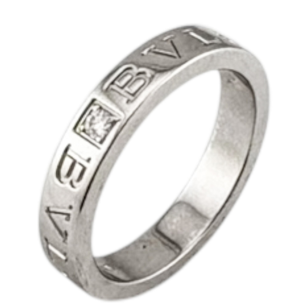 BVLGARI 18k Silver Diamond Ring